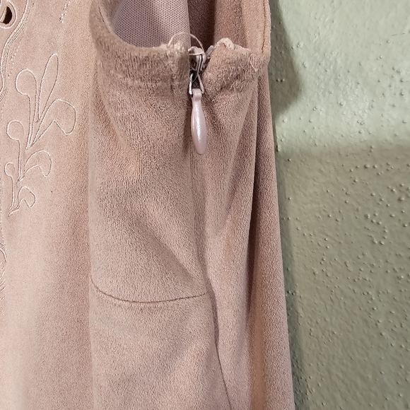 American Rag Faux Suede Pink Top, S - Picture 3 of 5